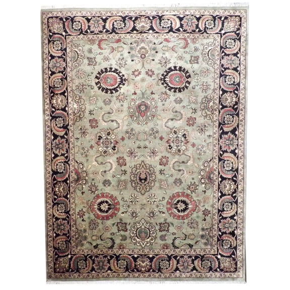 Wahi Rugs Hand Knotted Fine Persian Mashad 9'0"x12'0" -w11219