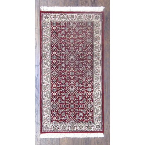 Wahi Rugs Hand Knotted Fine Persian Mir Herati 2'0x4'0" -w521