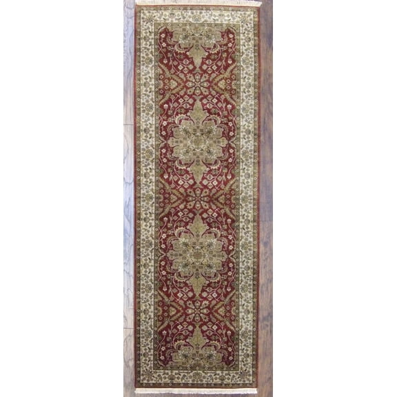 Wahi Rugs Hand Knotted Fine Persian Tabriz 2'6"x8'0" -w414