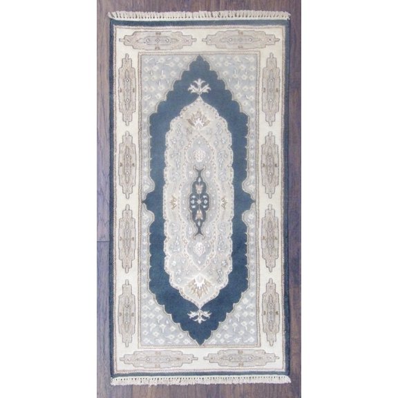 Wahi Rugs Hand Knotted Fine Persian Tabriz Wool 2'0"x 4'0" - W11258