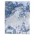 thumbnail image 1 of Wahi Rugs Hand Knotted Modern Abstract Ocean Design 9'0"x12'0" -W772, 1 of 1