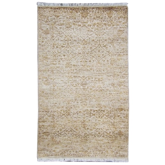 Wahi Rugs Hand Knotted Modern Broken 3'0"x5'0" -w192
