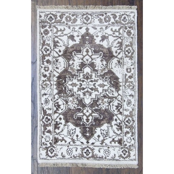 Wahi Rugs Hand Knotted Oushak 2'0"x3'0" -w11296