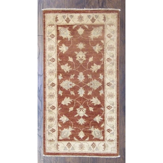 Wahi Rugs Hand Knotted Oushak Chobie Natural-dye 2'0"x4'0" -w524