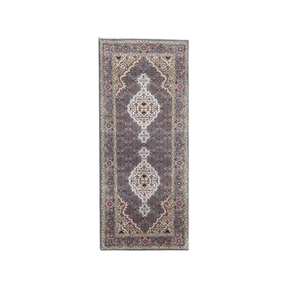 Wahi Rugs Hand Knotted Persian Mahi Tabriz 2'6" x 6'0" - w215