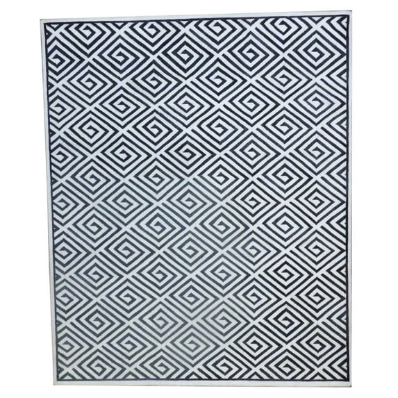 Wahi Rugs Hand Knotted Tibetan 100 Line Modern Design 8'0"x10'0" -w1028