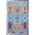 thumbnail image 1 of Wahi Rugs Hand Knotted Transitional Ikat Design Natural-dye 4'0"x6'0" -w373, 1 of 1