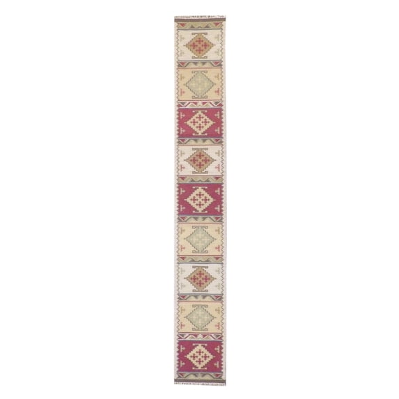 Wahi Rugs Hand Knotted Tribal Kilim Flat Weave 2'6"x18'0" -W1177