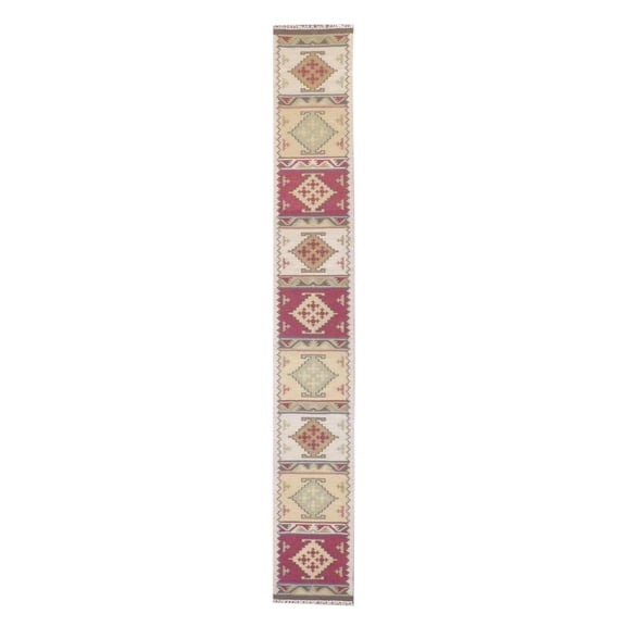 Wahi Rugs Hand Knotted Tribal Kilim Flat Weave 2'6"x18'0" -W1177