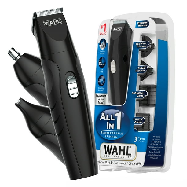 Wahl All in One Rechargeable Beard, Mustache, Detail Trimmer for