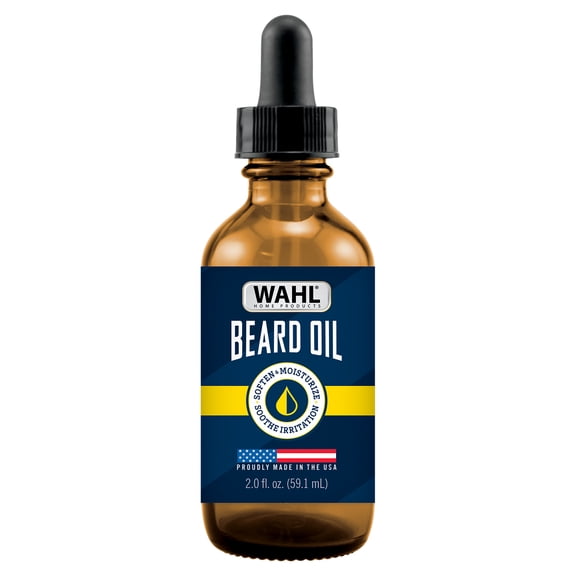Wahl Beard Oil for Men Softens & Moisturizes Beard, Soothes Skin Irritation - Fresh Citrus Scent, 2.0 fluid oz Model 3028692