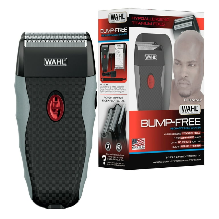 Wahl Men's Electric Beard Trimmer Razor, Bump-Free