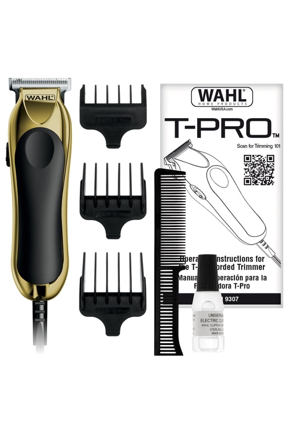 Clipper T-Pro Corded Trimmer - Trim, Detail, Fade, Outline and Shave for Men