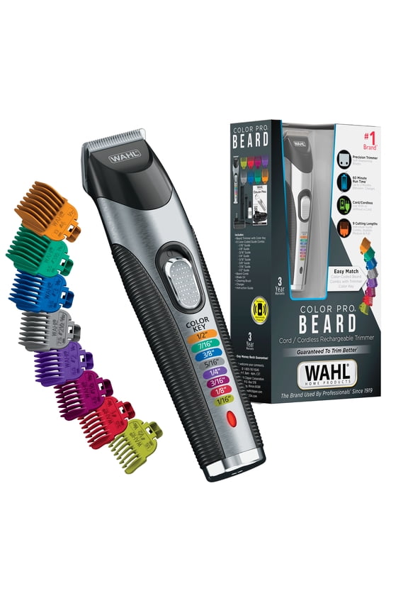 Color Pro Cord/Cordless Rechargeable Hair, Beard Trimmer for Men - 9891-100