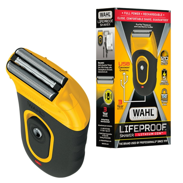Wahl Compact Life Proof Rechargeable Lithium Ion Flex Foil