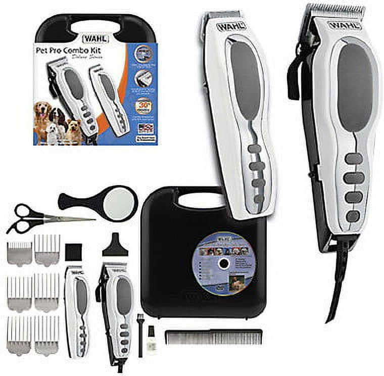 Wahl DELUXE 17 Piece Pet Grooming Clippers Kit with Powerdrive Cutting