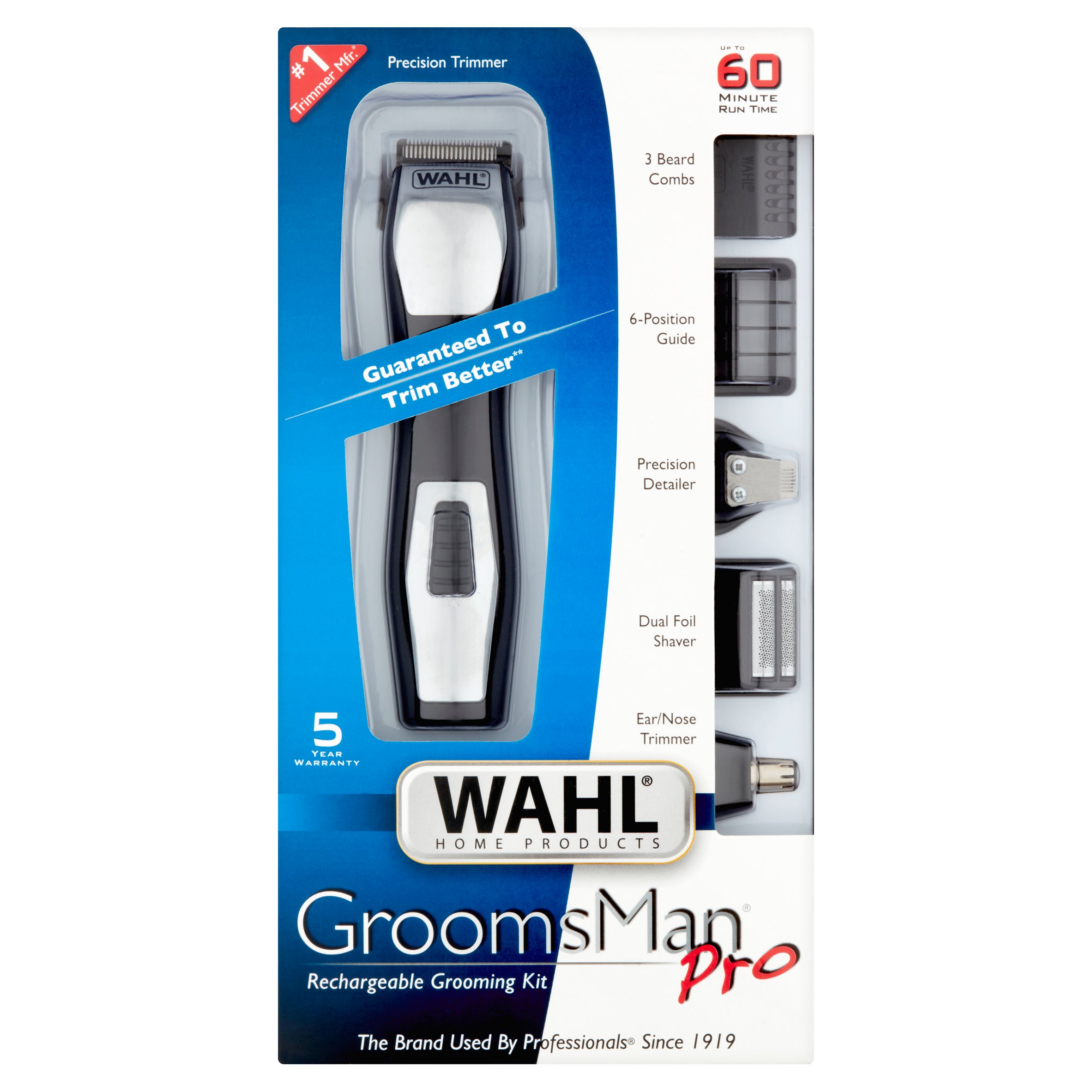 Wahl Groomsman Pro Rechargeable Grooming Kit #9855-300 - image 1 of 4