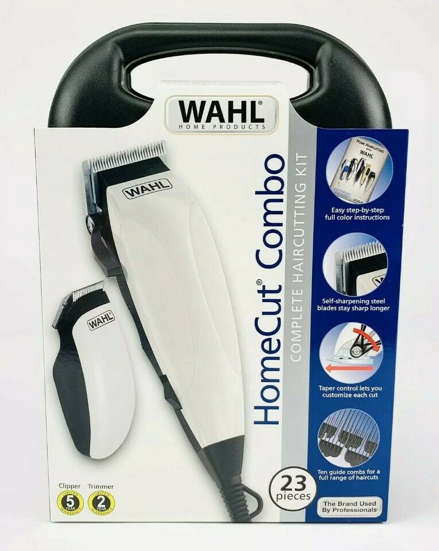 Wahl Haircut Combo Complete Haircutting & Touchup Kit 23 Pieces Clippers