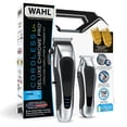 thumbnail image 1 of Wahl LI+ Deluxe Chrome Pro Cordless Hair Clippers & Beard Trimmer Kit, Self-Sharpening Blades, Adjustable Lever, 14 Guide Combs, Rechargeable, Chrome/Black – 3027814, 1 of 12