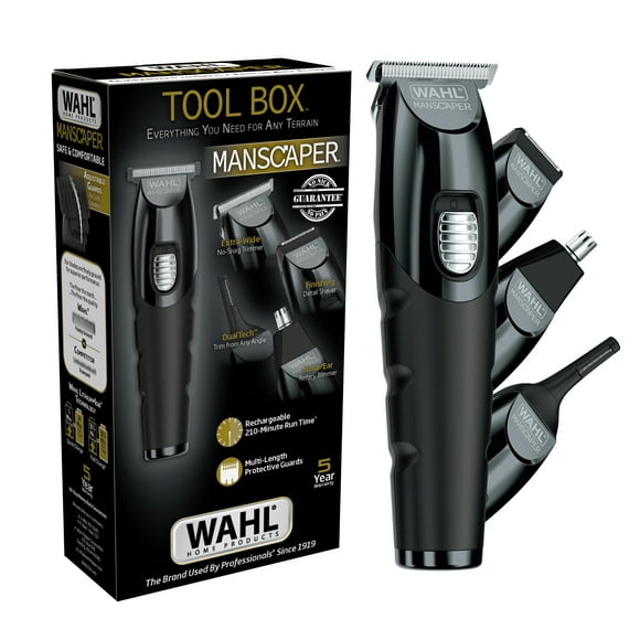 Wahl Manscaper Tool Box Rechargeable Trimmer for Trimming, Shaving, & Detailing for Men - 3024523