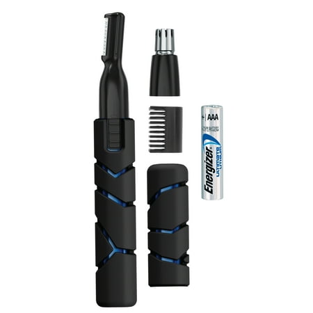 Wahl Micro Groomsman Men's Lithium Battery Powered Pen Trimmer, Black/Blue 5640-4701