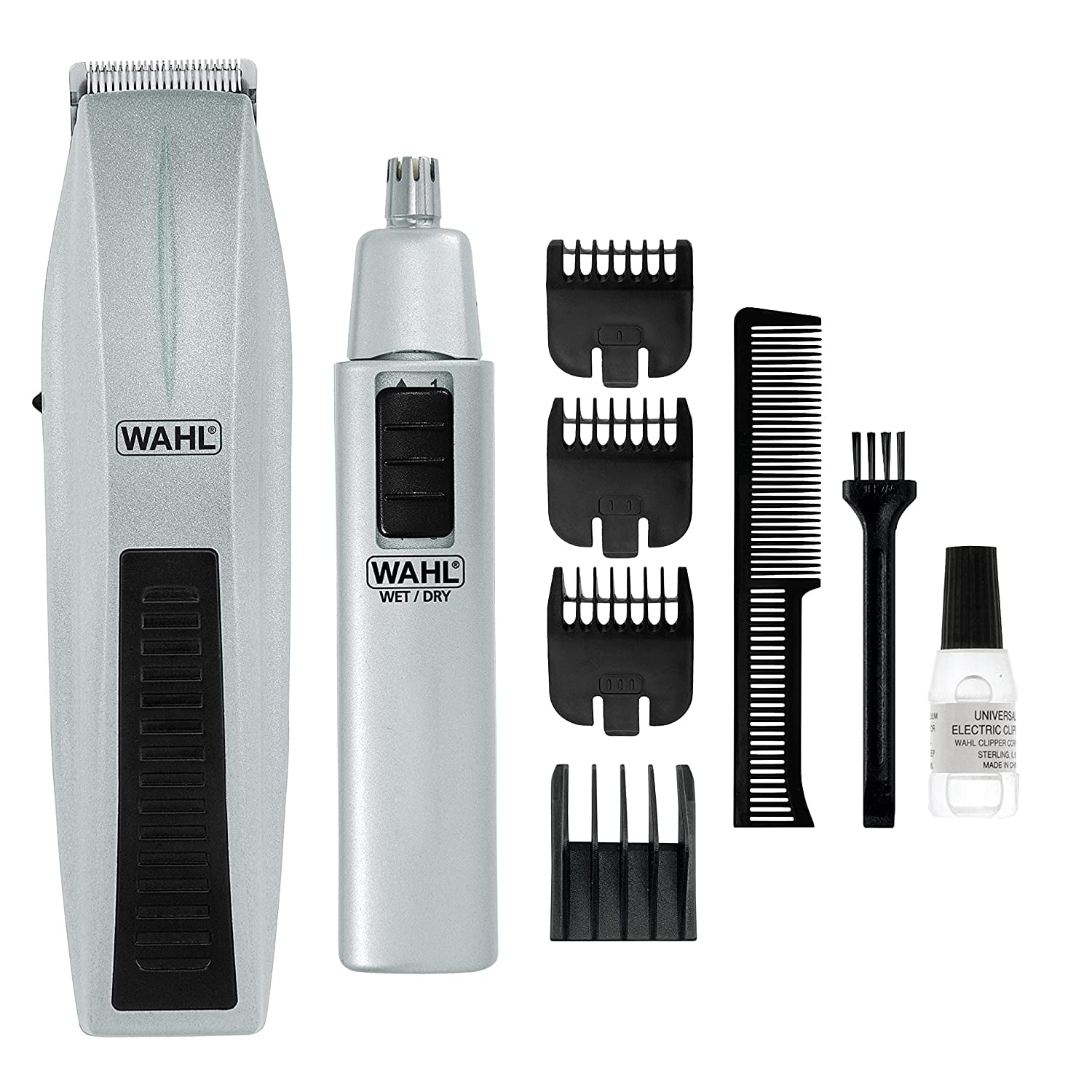 Trimming beard top with wahl clippers