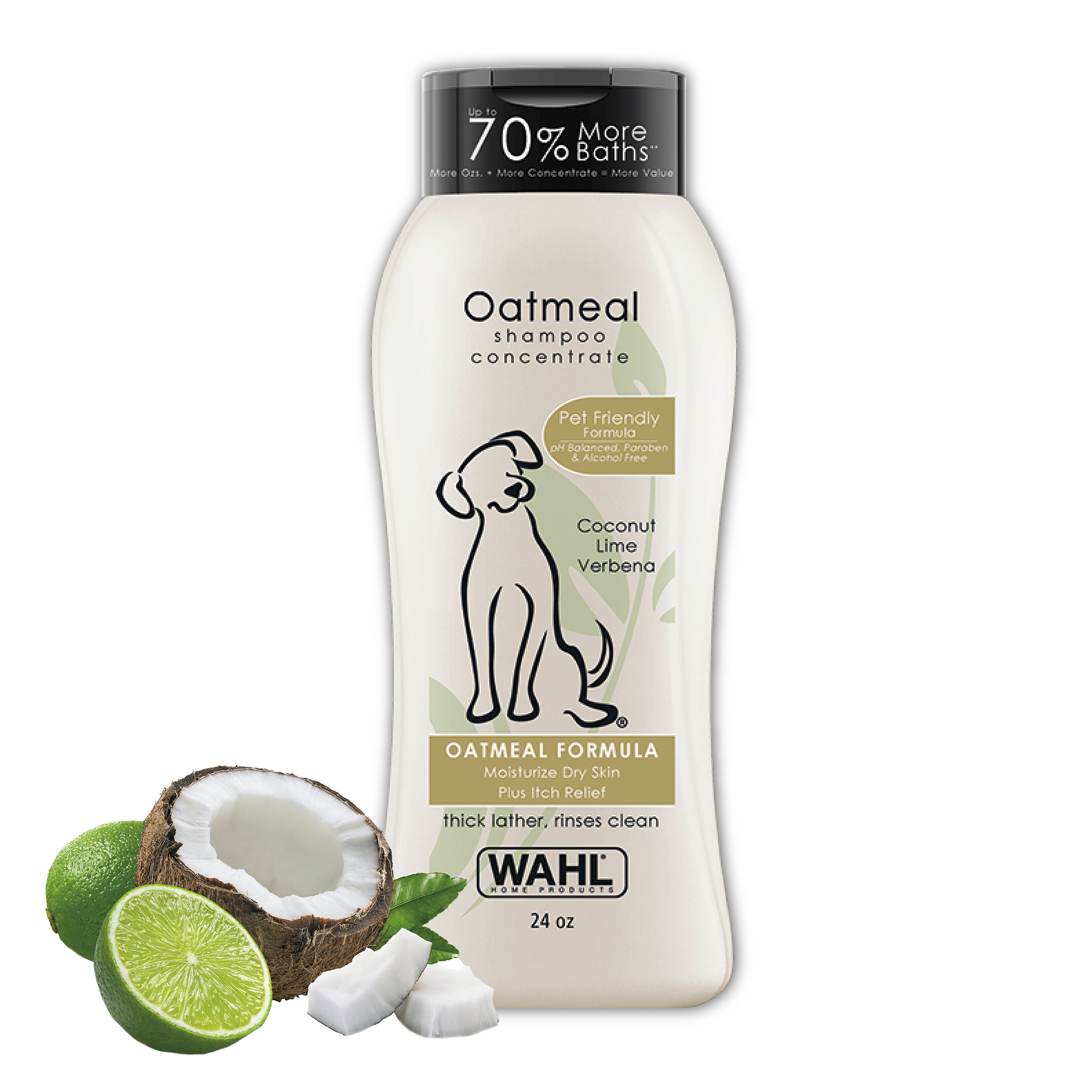 Wahl Oatmeal Dog Shampoo Concentrate Coconut Lim Verbena Model 820004A
