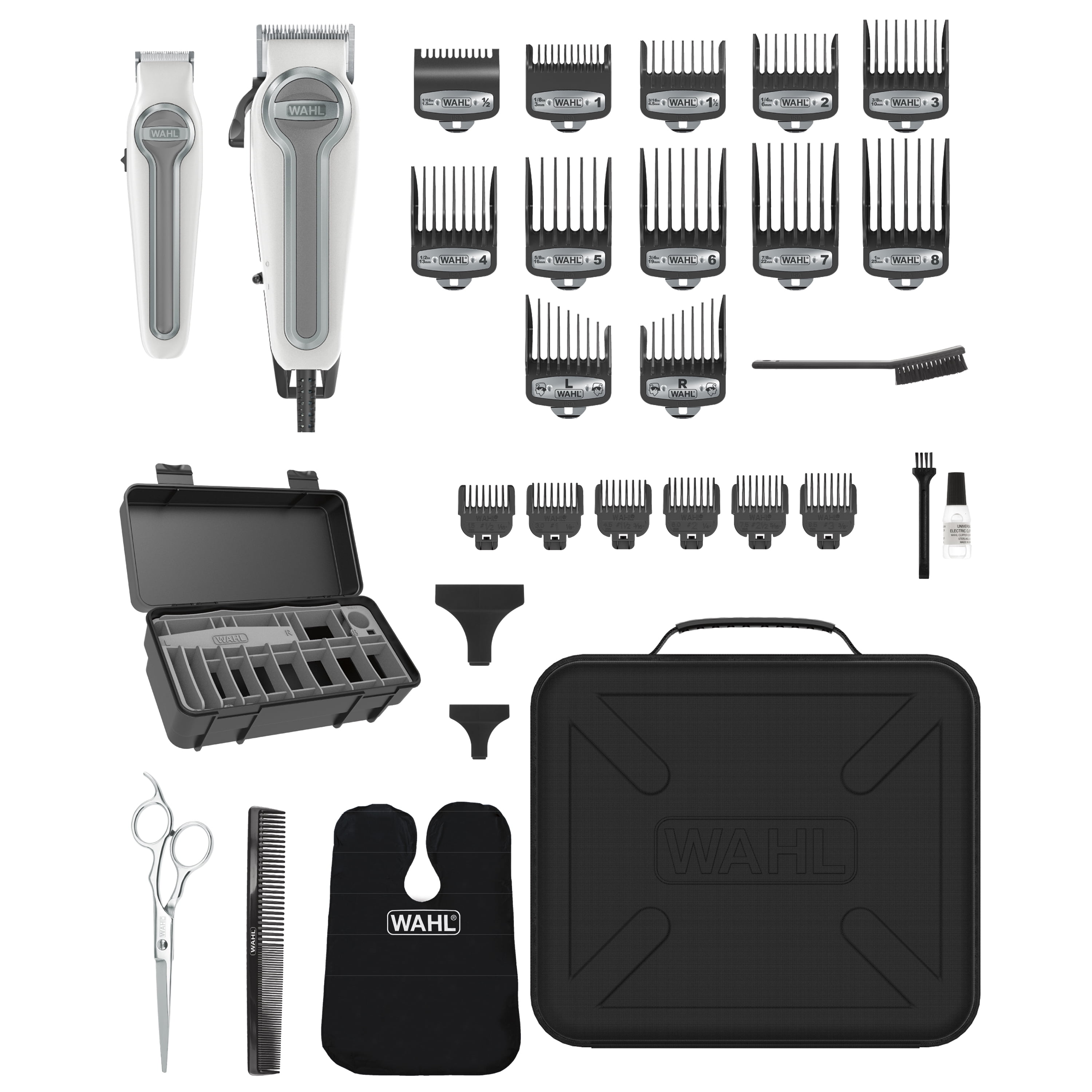 Wahl Pro Series High-Performance Corded Hair Clipper for Men - White