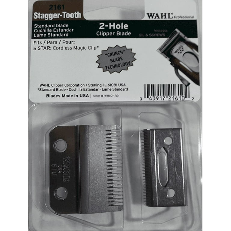 Professional Stagger-tooth 2-hole Clipper Blade 2161 Compatible With For  Wahl 5 Star Cordless Magic Clip , Without Oil - Personal Care Appliance  Accessories - AliExpress