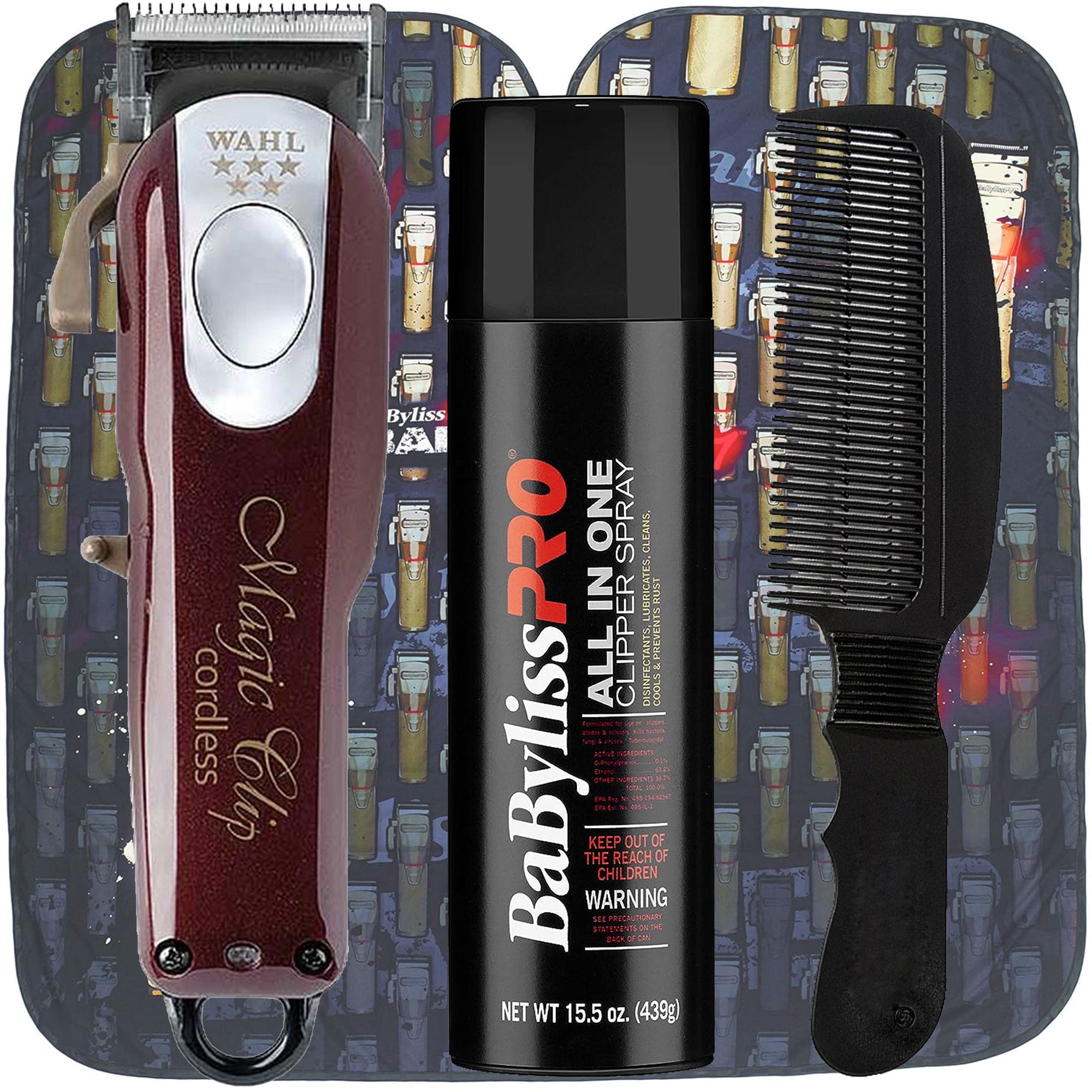  Wahl Professional 5-Star Cord/Cordless Magic Clip #8148 with  Travel Case #90728 : Beauty & Personal Care