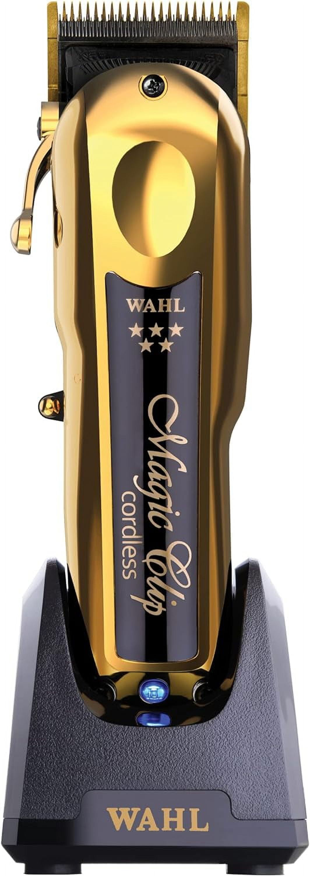 Wahl Professional 5 Star Gold Cordless Magic Clip Hair Clipper with 100