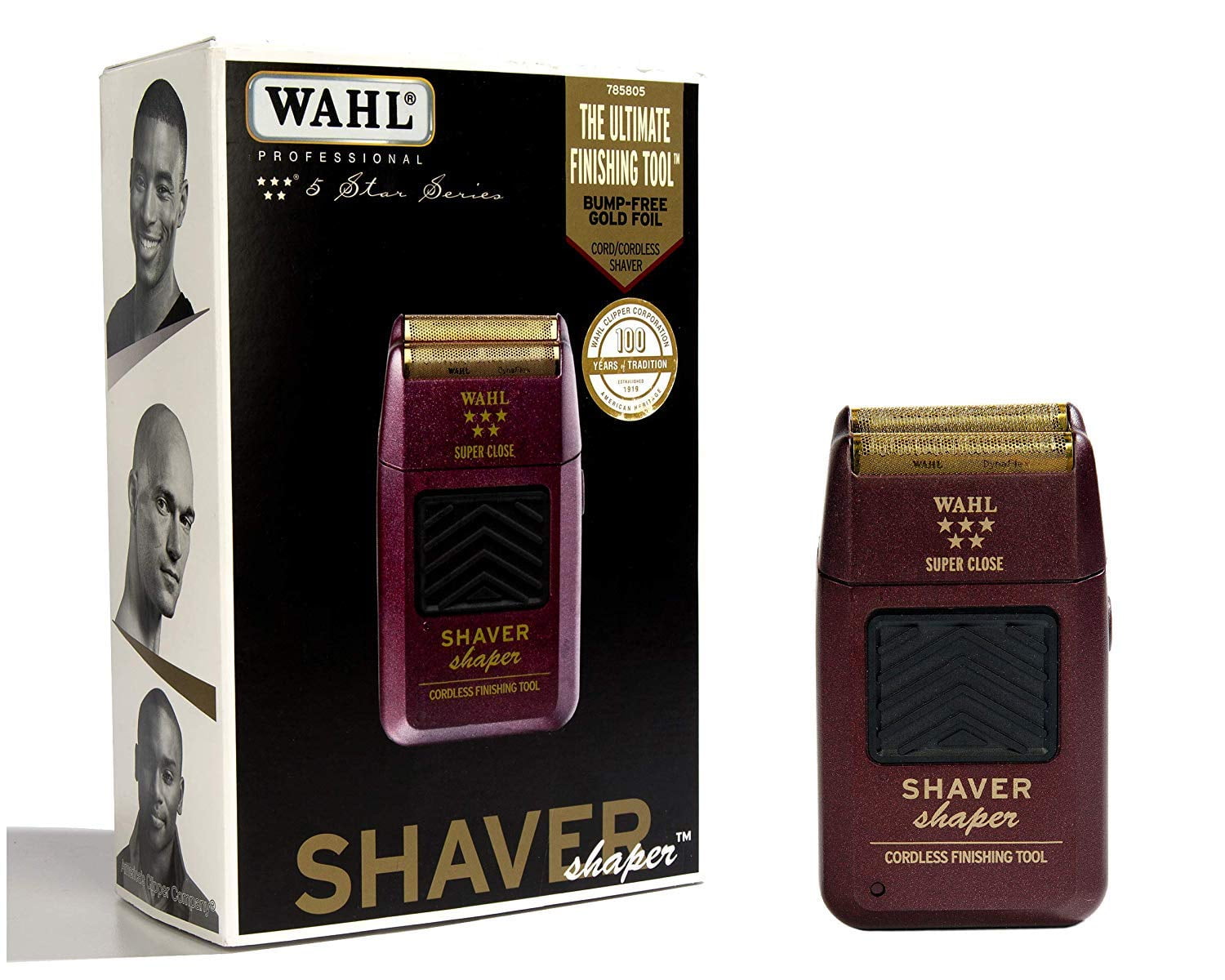  Wahl Professional 5-Star Series Rechargeable Shaver/Shaper  #8061-100 - Up to 60 Minutes of Run Time - Bump-Free, Ultra-Close Shave :  Beauty & Personal Care
