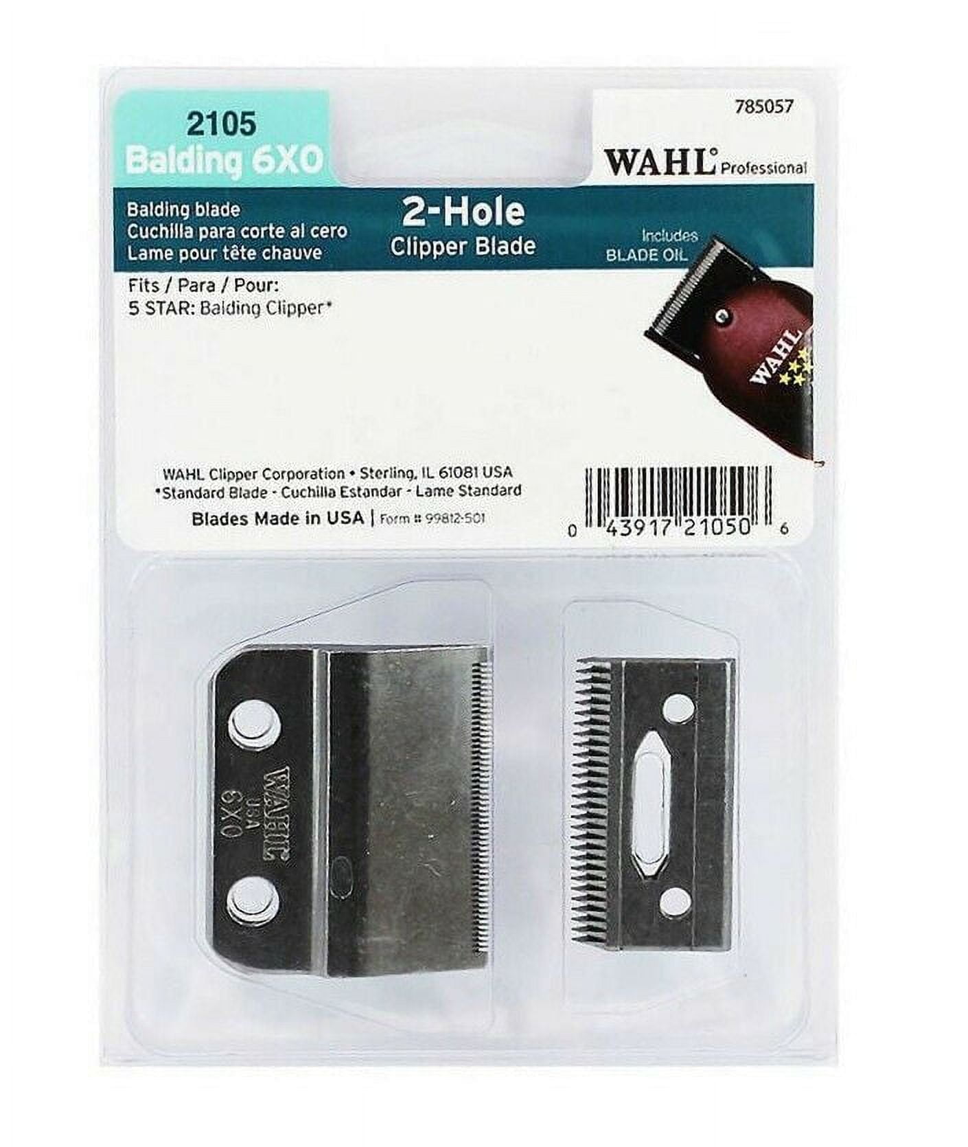 Wahl Professional Balding Blade, 6X0 Ultra-Close Replacement Blade for 5 Star Balding Clipper