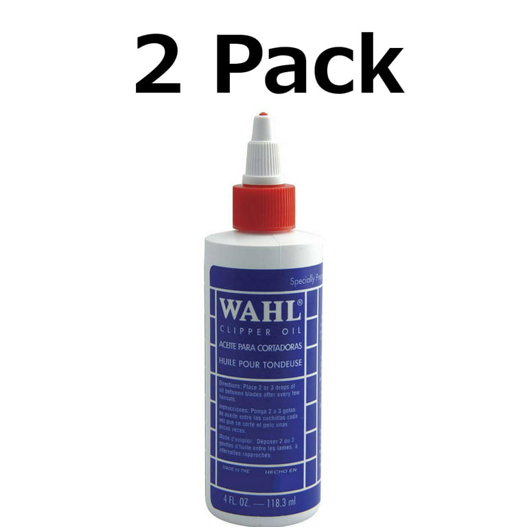  Wahl Premium Hair Clipper Blade Lubricating Oil for Clippers,  Trimmers, & Blade Corrosion for Rust Prevention – 4 Fluid Ounces – Model  3310-300A : Beauty & Personal Care