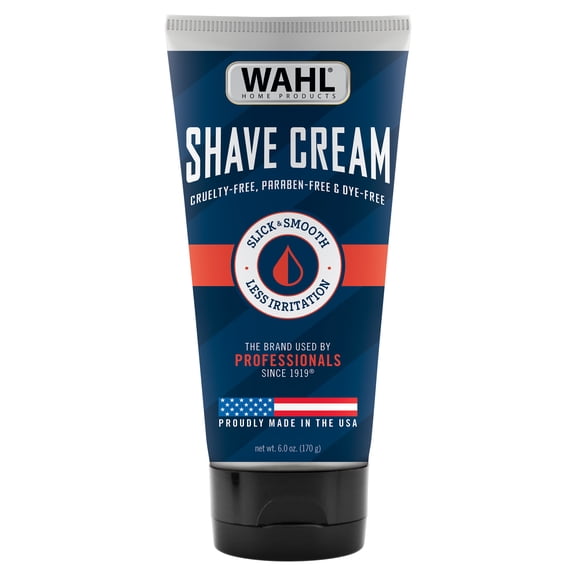 Wahl Shave Cream for Men –Protect and hydrates, No harsh chemicals, Paraben-Free, Dye-Free, Cruelty-Free Beard Care for All Facial Hair Types – Model 3028694