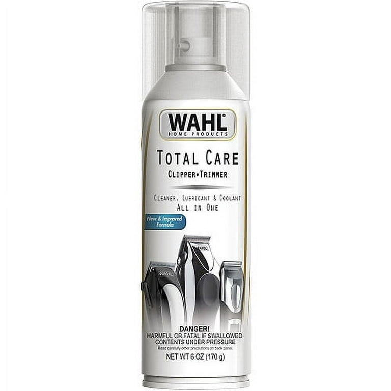 Wahl Total Care Hair Clipper Blade Lubricant/Cleaner 6oz #3776, Size: 000, White