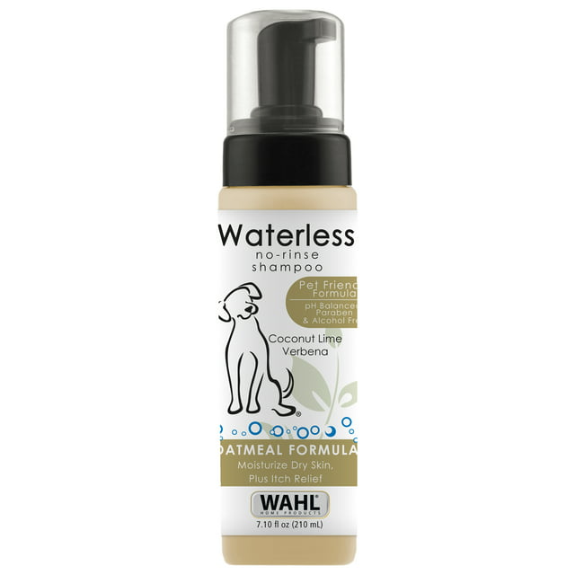 Wahl Waterless No Rinse Coconut Lime Verbena Dog shampoo, 7.1-oz bottle 820015A
