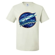 Wahoo Fish Lovers Mens T-shirts , White, Small