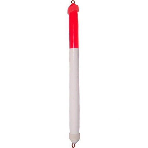 Wahoo Fishing WAH-AQF3524 Alabama Red/White 3.5" Plastic Quill Floats (24 Pack)