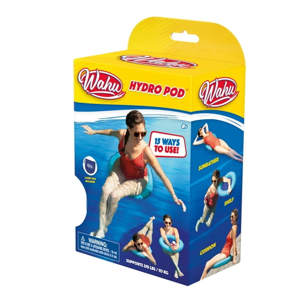 Wahu Hydro Pod Blue Float/Light Blue Mesh - Versatile Pool & Beach Float