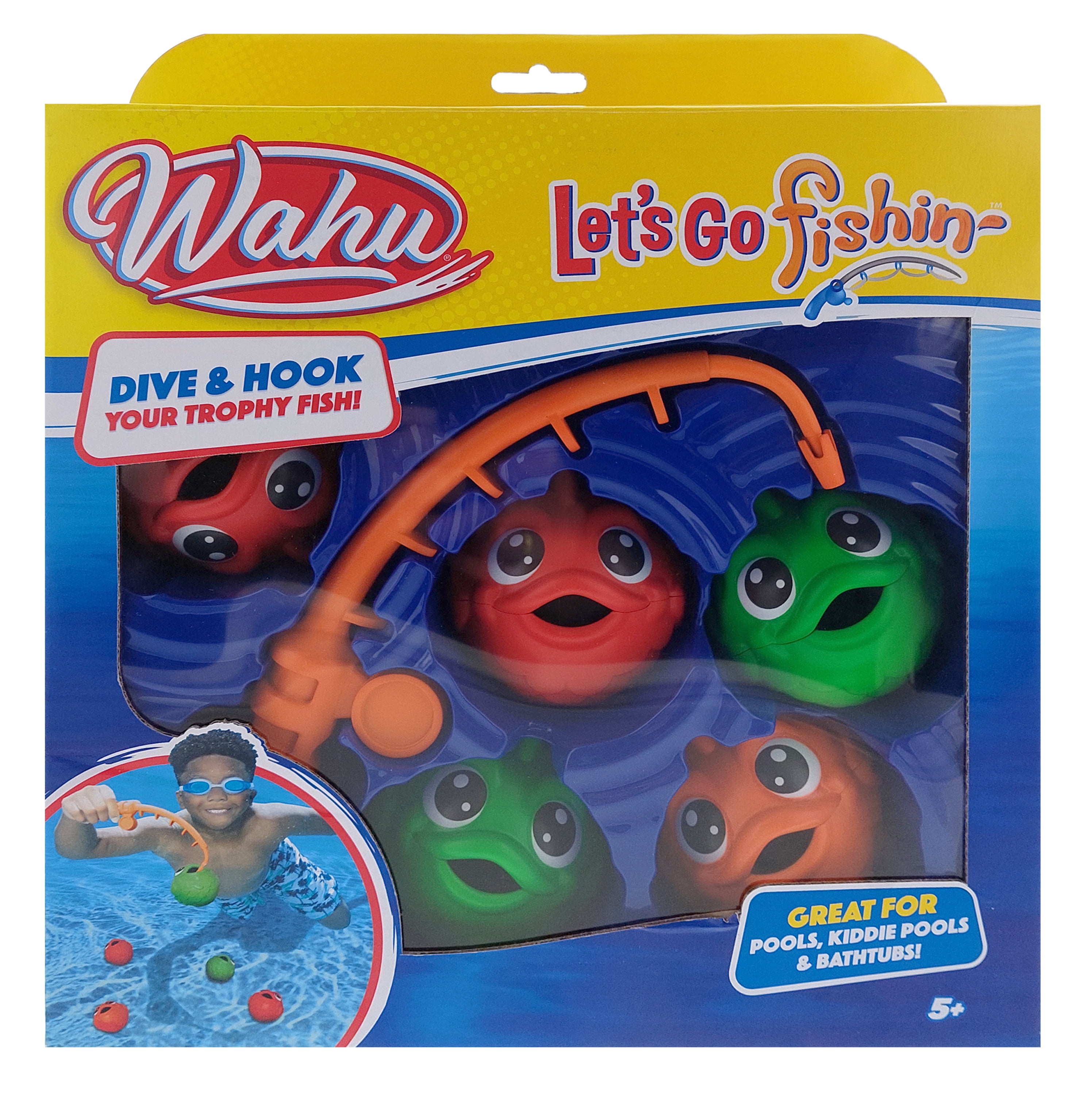 Wahu Let's Go Fishin' Pool and Bath Toy Set - Child Ages 5+
