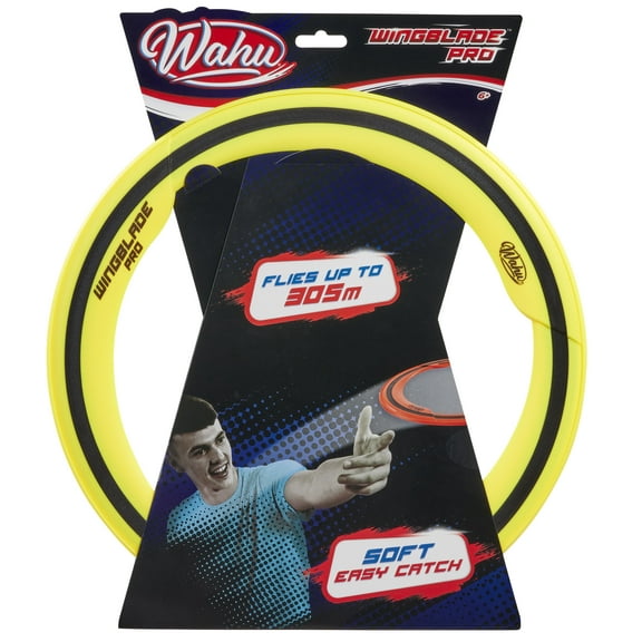 Wahu Wahu WingBlade Pro Yellow - 13 Inch Aerodynamic Flying Disc Flies Up To 1,000 Feet - Throw And Catch Flying Toy