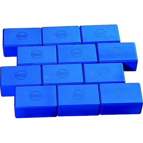 Wai Lana Yoga Block, 4 x 9 Inches, Blue