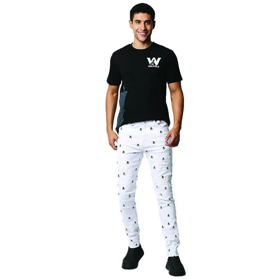 WaiMea Men Graphic White Denim