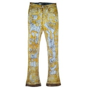 WaiMea Men Stacked Jeans (Timber Patchwork)
