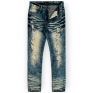 CRYSP Skywalker Biker Denim in Dark Indigo Fade SP120-113 CRYSP Skywalker Biker Denim in Dark Indigo Fade SP120-113