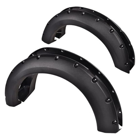 WaiRitoday Fender Flares,Compatible with 2004-2008 Ford F150(NOT For Heritage), Rugged Black Pocket Riveted Textured Style Wheel Flares Set, 4 Pcs