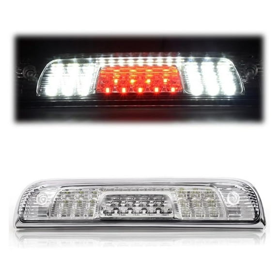 WaiRitoday LED 3rd Brake Light, Compatible with 2014-2018 Chevy Silverado/2014-2018 GMC Sierra 1500 2500HD 3500HD Clear Housing Clear Lens
