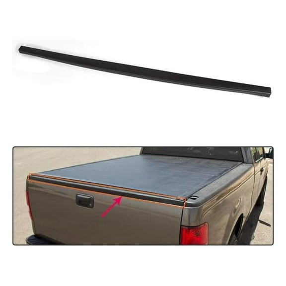 WaiRitoday Textured Tailgate Molding Cap, Fit Ford F150 2004-2008 Styleside/Lincoln Mark LT 2006-2008, Spoiler Top Protector Cover, FO1920102 5L3Z9940602AAA (Not fit Flareside & 2004 F150 Heritage)