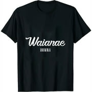 Waianae T-Shirt - Hawaii Shirt State Gift, Men Women Kids Black